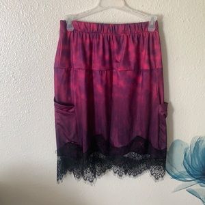 Mini stretchy skirt. Medium.